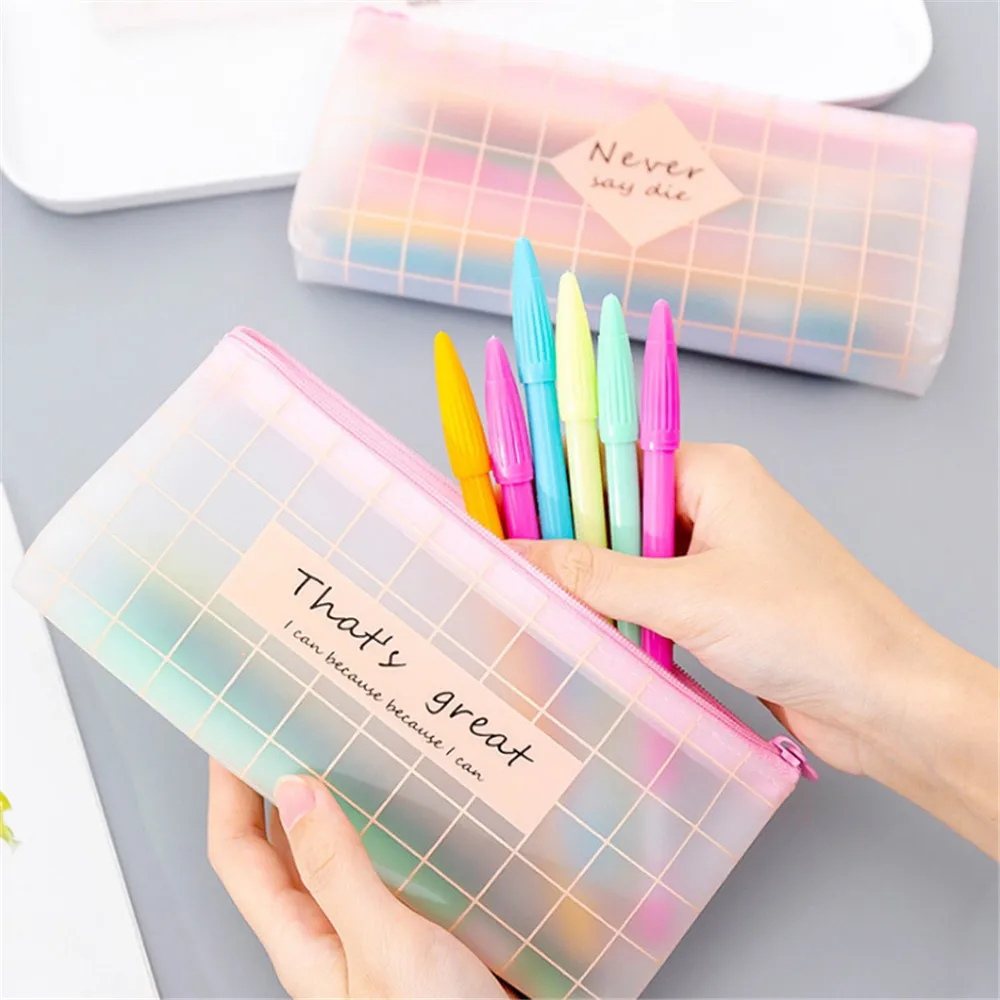 

1pcs Pencil Case Small Fresh And Simple School Pencil Box Pencilcase Pencil Bag School Supplies Stationery