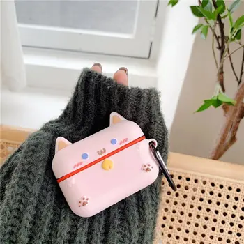 

Silicone Case Cute Cat Shape for Airpods Pro TWS Bluetooth Earphone
