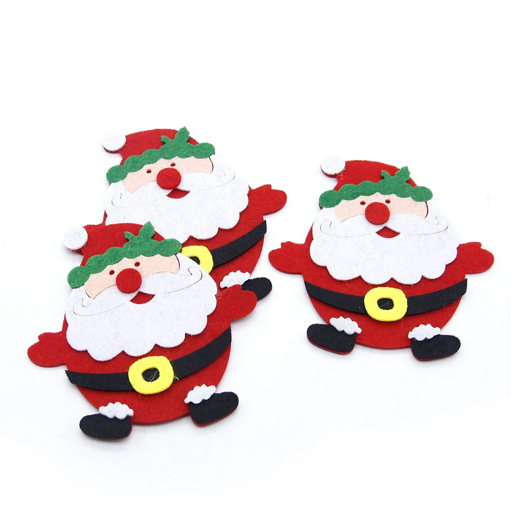 

david angie Christmas Fruit Glitter Powder Non-woven Patch Hair Accessories Headdress Headband Decoration Girls DIY,10Yc7263