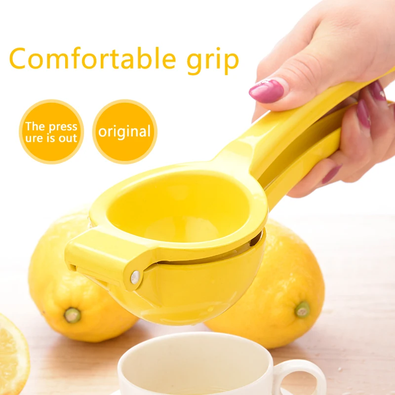 Lemon orange citrus juicer household multi-functional portable kitchen tools fresh press manual yellow quick handle press