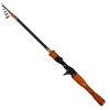 New Arrival Fishing Rod Carbon Fiber Telescopic Fishing Pole 1.68m 1.8m 1.98m 2.1m Ultralight Weight Spinning Casting Rod Tackle