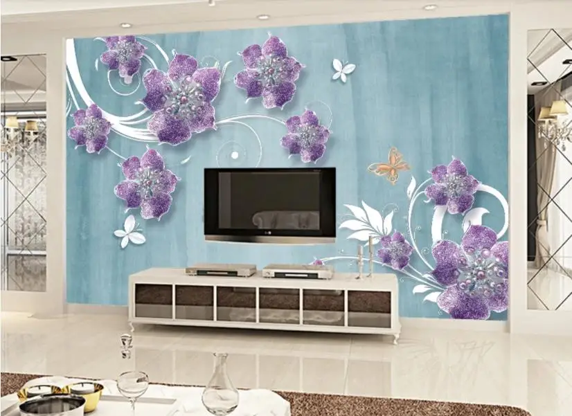 pics Simple Purple Bedroom Wallpaper aliexpress