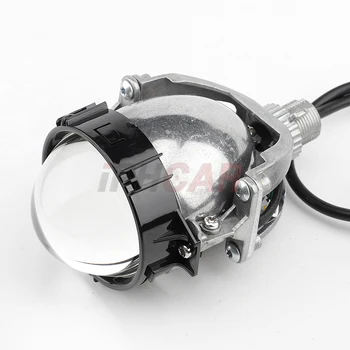 

Free Shipping IPHCAR LED Projectot Shroud Universal Car Styling 3.0 Inch LED Bi Projector Lens for H1 H4 H7 H11 Car Kit
