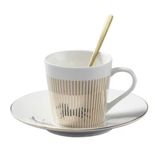  New Dynamic mirror reflection Cup Mug 250~300ml Home Drinkware creative Ceramic Anamorphic Cup Coffee Tea set Interesting gift 