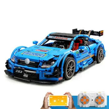 

New Technic Series Blue Racing Mobile Phone APP Programming Remote Control Assembly And Assembly Plug Toy 2020 Gift