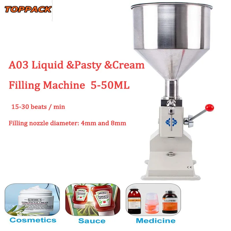 A03 Manual Filling Machine Nail Polish Shampoo Filling Machine 5