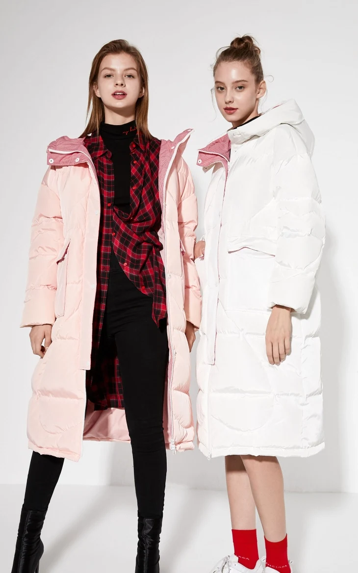 Vero Moda зимнее длинное белое пуховое пальто на молнии с милым сердцем | 319412512