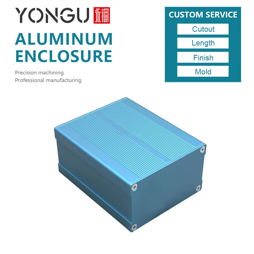 H09 76W46H mm/2.99''x1.81'' Aluminum power network extruded box electrical enclosure | Обустройство дома