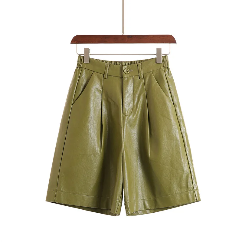 Winter Freestyle Leather Shorts-3