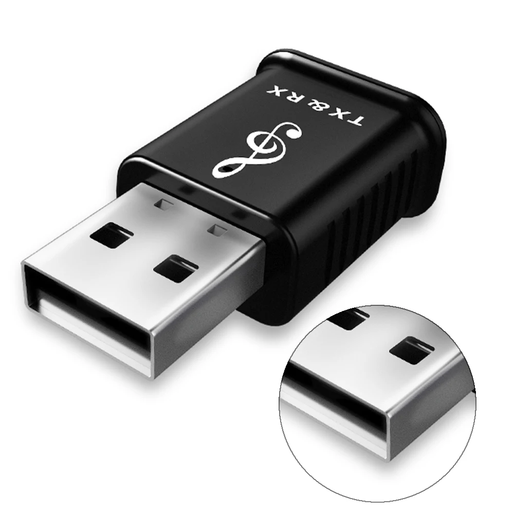 1 ПК 2-в-1 5,0 передатчик Bluetooth 3,5 мм мини приемник автомобильный адаптер работы при прослушивании музыки по Bluetooth стерео ТВ