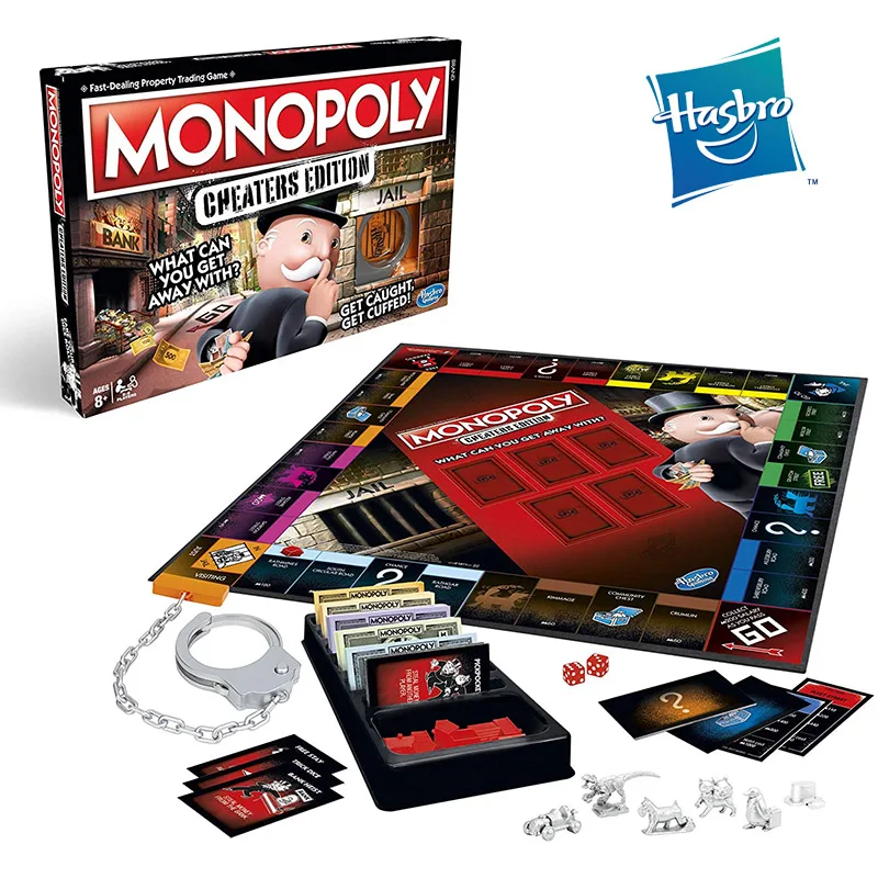Hasbro Монополия мошенников издание Классический очень быстро занимающихся