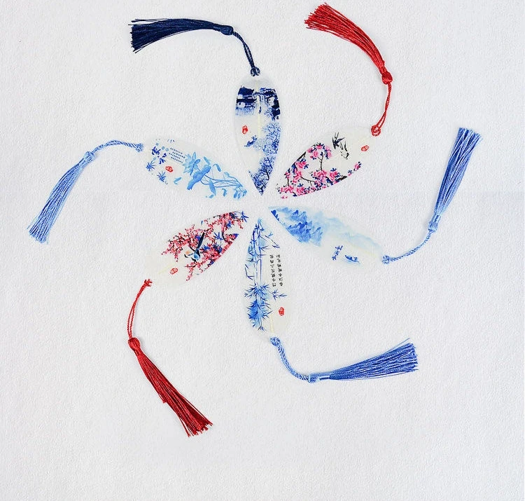 5 шт. закладки в виде вены милый ретро античный классический китайский стиль