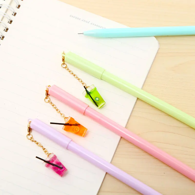 Новинка креативная фруктовая бутылка для геля подвеска pens Kawaii для школы, офиса, канцелярских принадлежностей, магазина, написание свадебного рождественского подарка