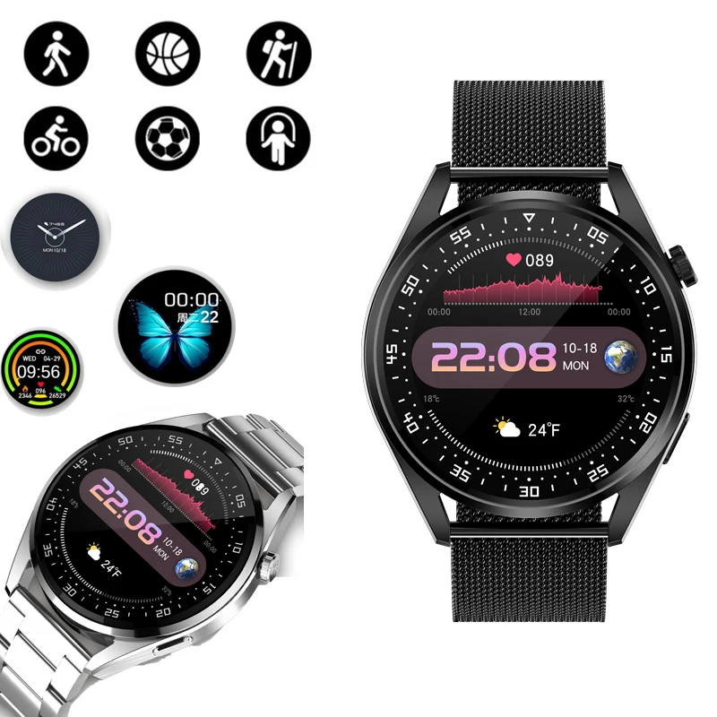 Водонепроницаемые Смарт-часы F1 для Android измерение артериального давления пульса