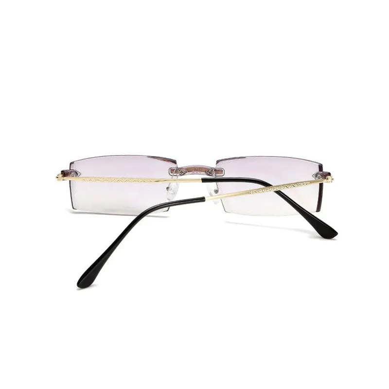 Без оправы сплав гибкие оптические очки оправа, оправа для очков градусов Точка Очки прописные очки близорукость очки