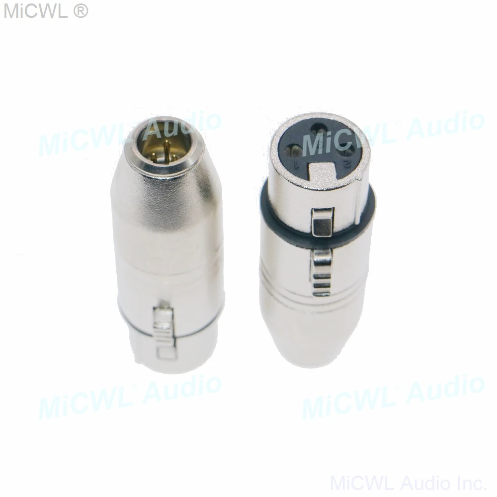 Pro адаптер Sennheiser 3 5 мм штекер с XLR 3Pin mini Shure 4Pin AKG 3in на гнездовой разъем