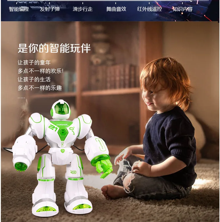 

Machinery Cops Smart Remote Control Robot Singing Dancing Water Shooting Battle Model Interactive CHILDREN'S Toy