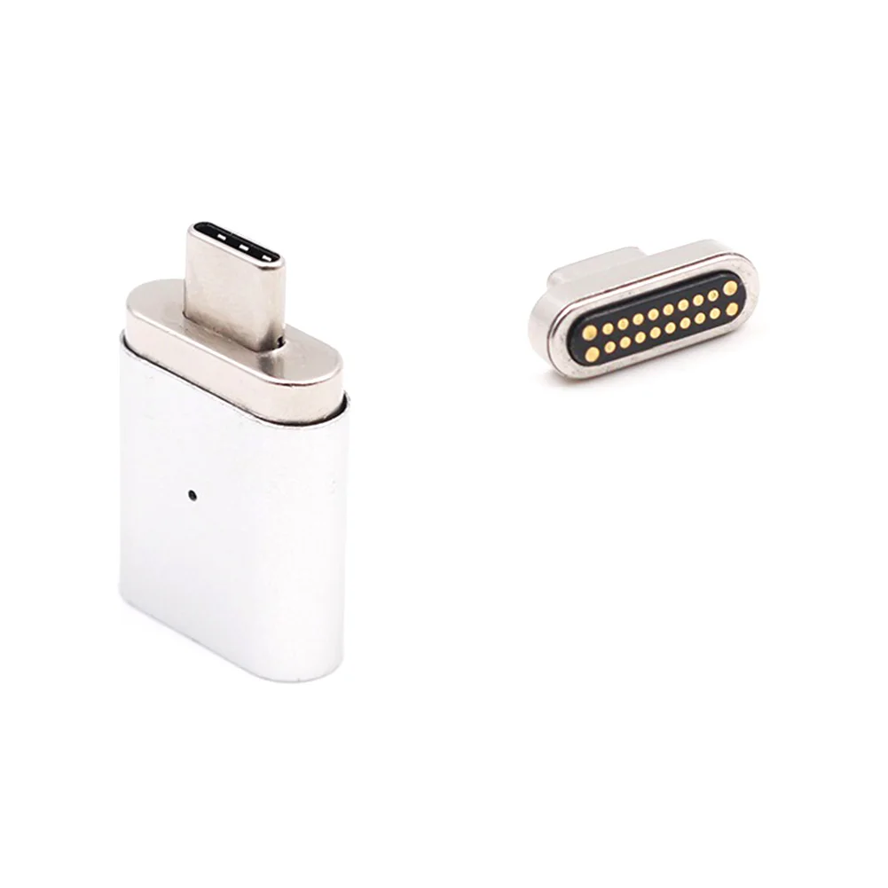 

Data Transmission Multifunction Home Magnetic Suction Type C 10Gbps Mini 20 Pins Fast Charge Power Delivery Adapter Laptop