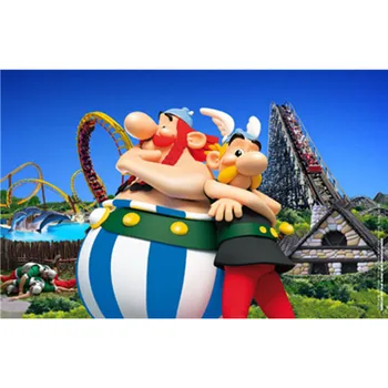 

5D DIY Diamond Painting Asterix theme park scenery Cross Stitch Needlework Home decorations