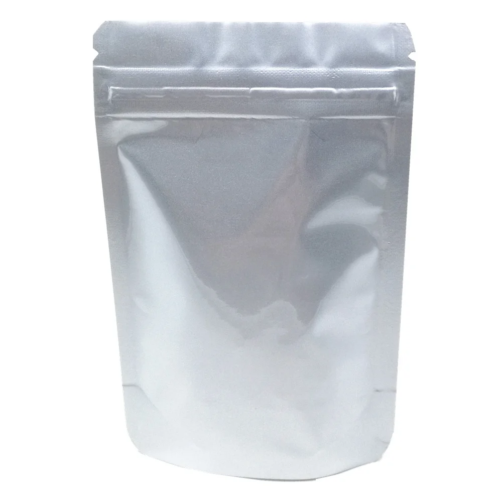 8.5+13cm 自立铝箔圆窗袋 银 B