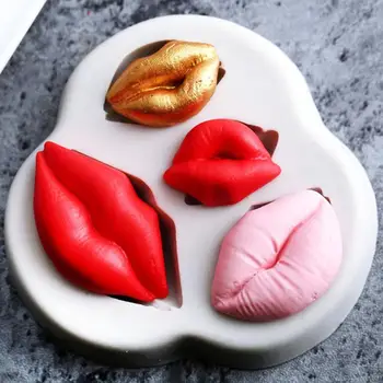 

9 Models Sexy Lips Silicone Fondant Mold Cake Decorating Chocolate Baking Mould Tools Cake Stencils Baking Accessories