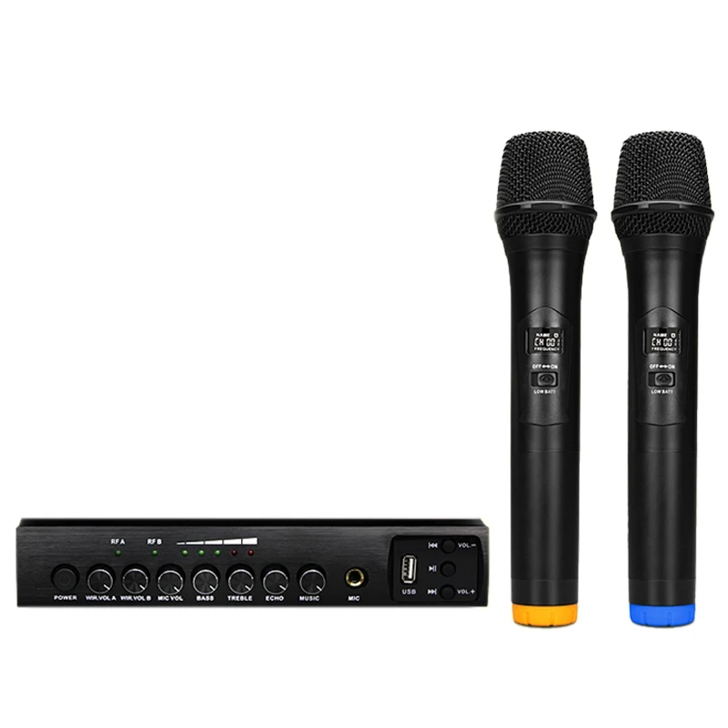 One for Two Wireless Microphone with Reverb Tuning