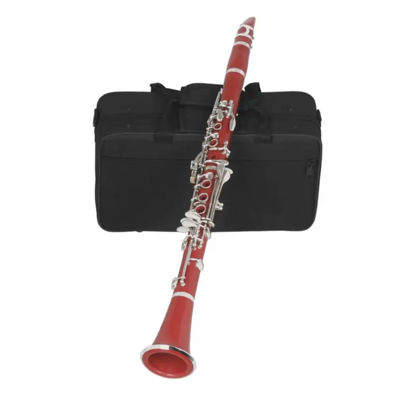 

High Quality Detachable 17 Key Falling Tune B Clarinet With Storage Box Musical instrument