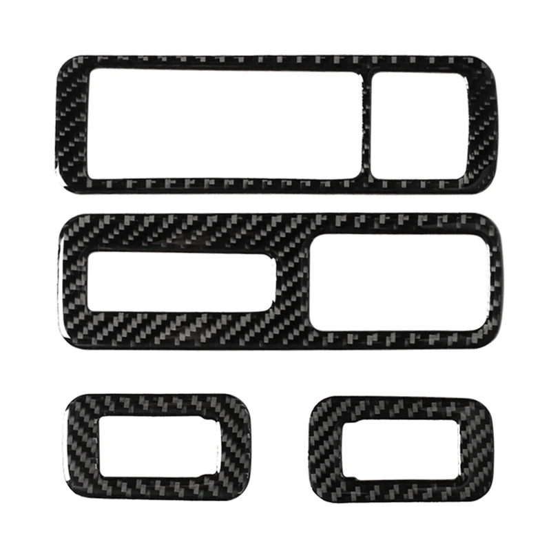 

Carbon Fiber Window Switch Button Kit Cover Trim Fit for Lexus RX300 200T 450H 2016-19