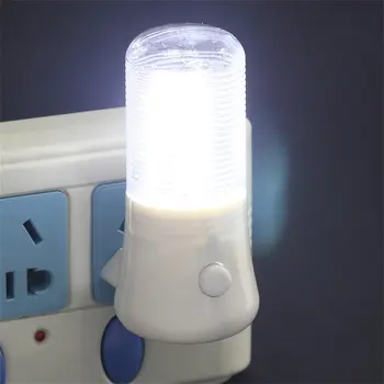 

LED Night Light Wall Plug-in Bright Light White Saving Energy AC Powered CLH@8