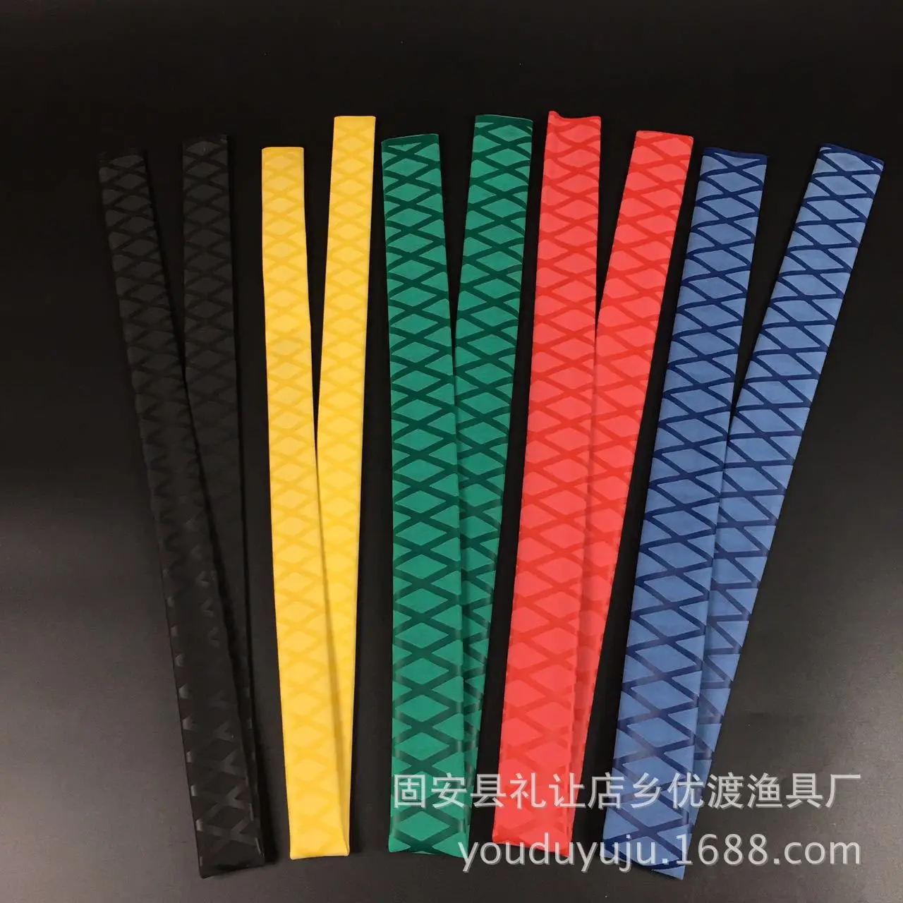 

Fishing Rod Anti-Electric Grip Cover Heat Shrink Tube Color Handle Winding Sweat Absorbing Fishing Rod Wrapped Bar Tape Anti-Ele