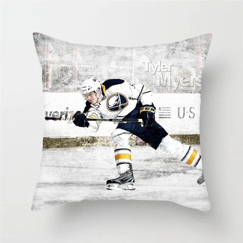 Fuwatacchi хоккейная наволочка для подушки NHL Спортивная наволочка для домашнего дивана декоративная мягкая квадратная наволочка 45*45 - Цвет: JJBZZZY0098