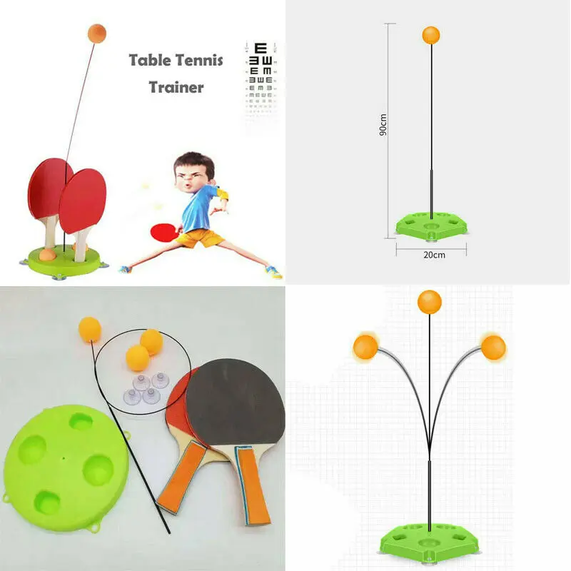 DE Lustiges Tischtennis-Trainingsgerät Rebounder обучение фиксированная внутренняя детская игрушка/