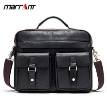 Leather Man Bag Mad Horse Leather Retro Men's Shoulder Bag Head Layer Cowhide Men's Cross-body Bag