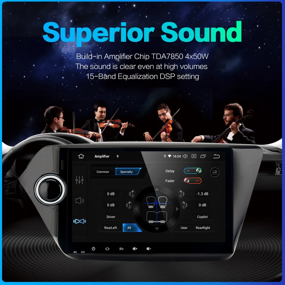 Discount for KIA K2 Rio 2012 2014 2015 2016 Car 9" IPS Carplay Android 9.0 Multimedia 2 Din Radio GPS Navigator DSP Car Audio Stereo DHMI 1