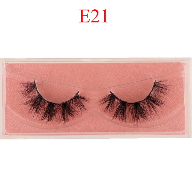 eyelashes 100% cruelty free handmade 3D mink eyelashes full strip false false eyelashes makeup eyelashes E-10
