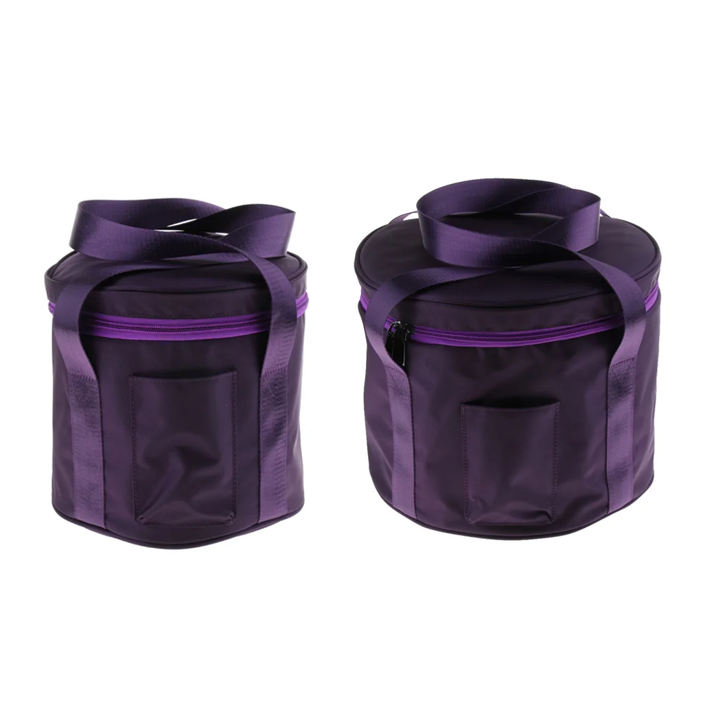 8/11inch Crystal Singing Bowl Carry Case Travelling Thicken Bag Carrier Purple