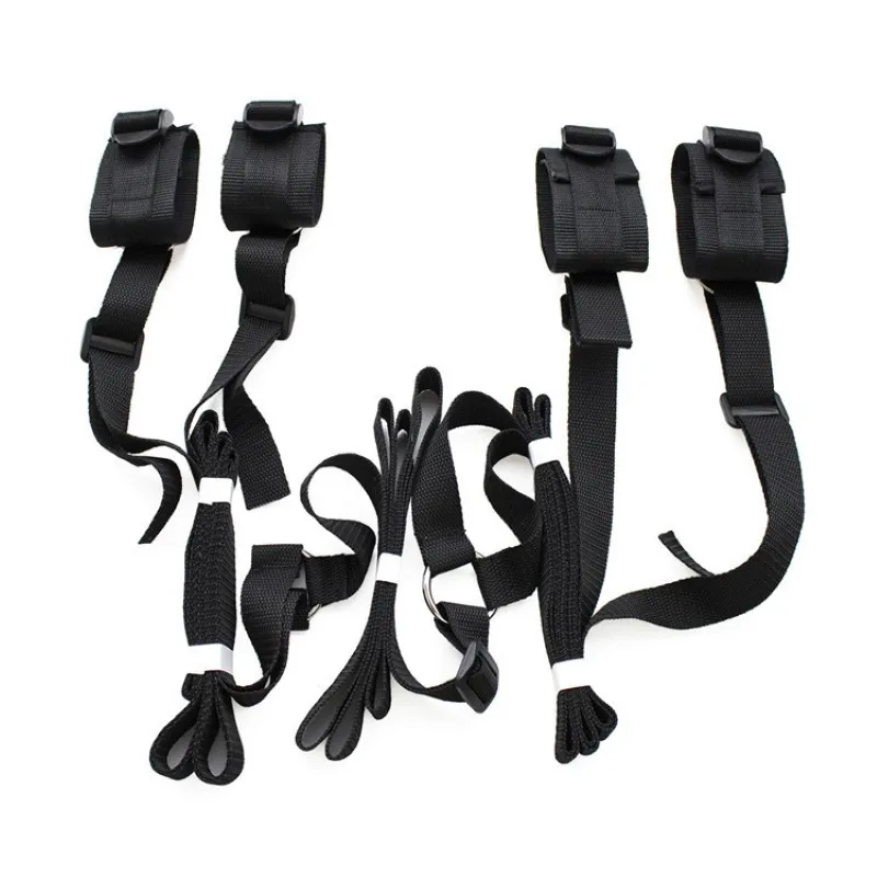 Couples Flirting Supply Female Bed Erotic Adult Toys Bundle Bondage Handcuffs Straps | Красота и здоровье