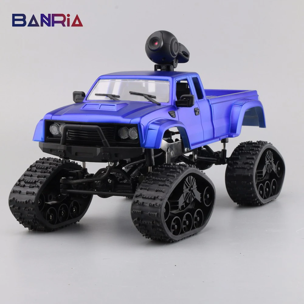 

2.4G RC Car 1:16 4wd WiFi Remote Control Climbing Car Model With Snow Tie Toys for Children carros a control remoto