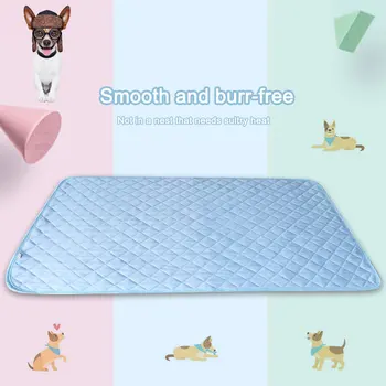 

1PCS Summer Solid Color Pet Cushion Cold Sense Dog And Cat Cool Pad Cat And Dog Universal Cooling Pad Premium Pet Supplies 2020