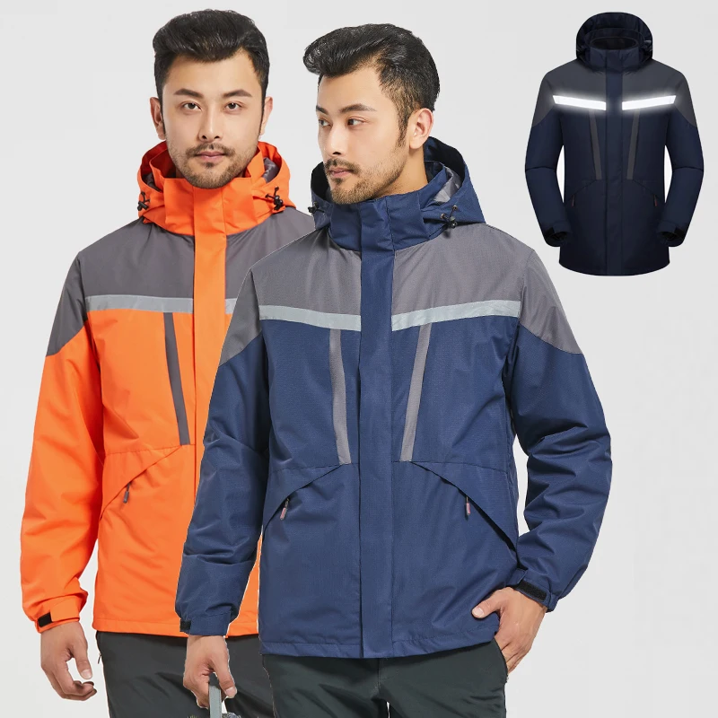 Giacca Da Trekking Invernale Uomo Campeggio All'Aperto Sci Abbigliamento Da Caccia Giacca A Vento Impermeabile Riscaldata Arrampicata Cappotto A Stris