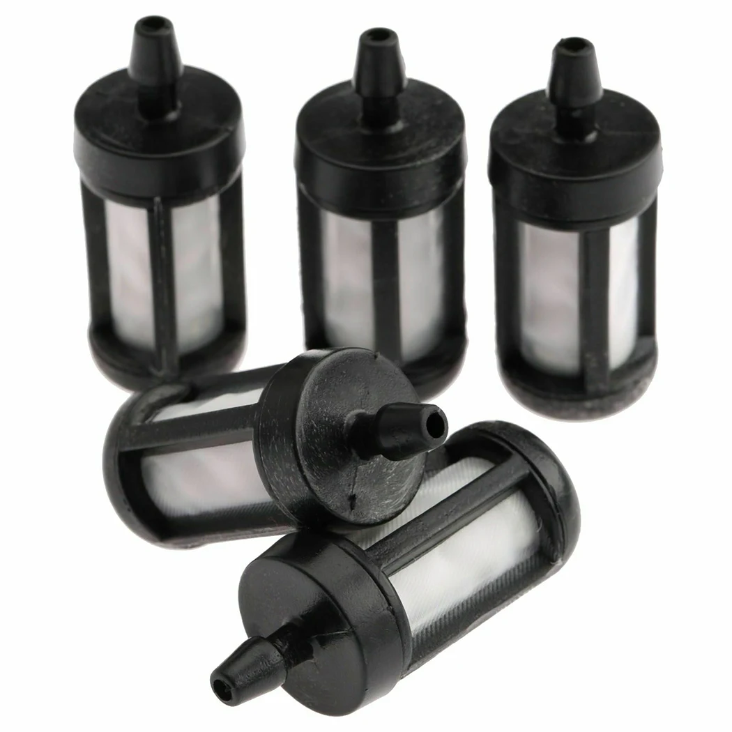 10 Pcs Trimmer Brush Cutter Fuel Hose Pipe Filter For HUSQVARNA ZAMA STIHL POULAN UK Fuel Filters Replacement Accessories