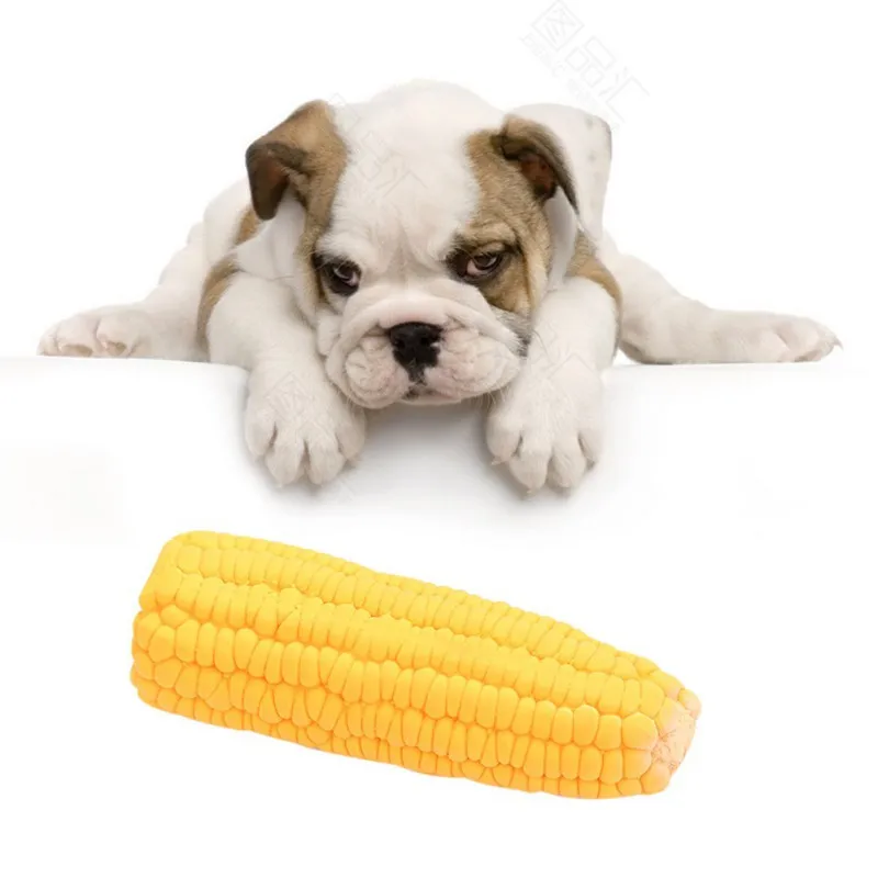 

Pet Dog Toys Puppy Screaming Rubber Corn Toy For Dogs Latex Squeak Squeaker Chew Training Pet Products Squeak Toys K