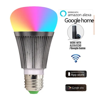 

Smart Wireless LED Lamp 11W WiFi Bulb Lamp Mobile APP Remote Control Bulb Lamp Supports Alexa Google Home Voice Control