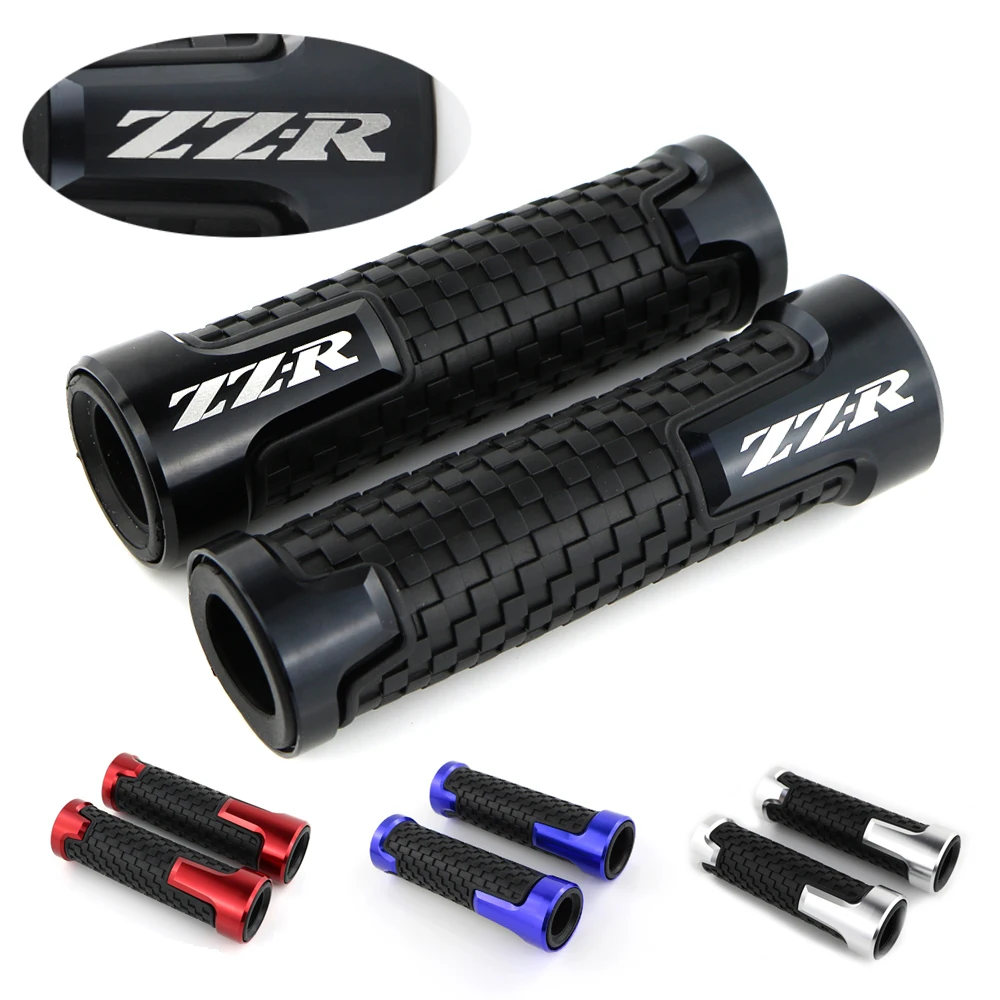 

For Kawasaki ZZR400 ZZR600 ZZR1400 ZZR1200 Motorcycle CNC Aluminum and Rubber Handle Bar Grip Handle Bar