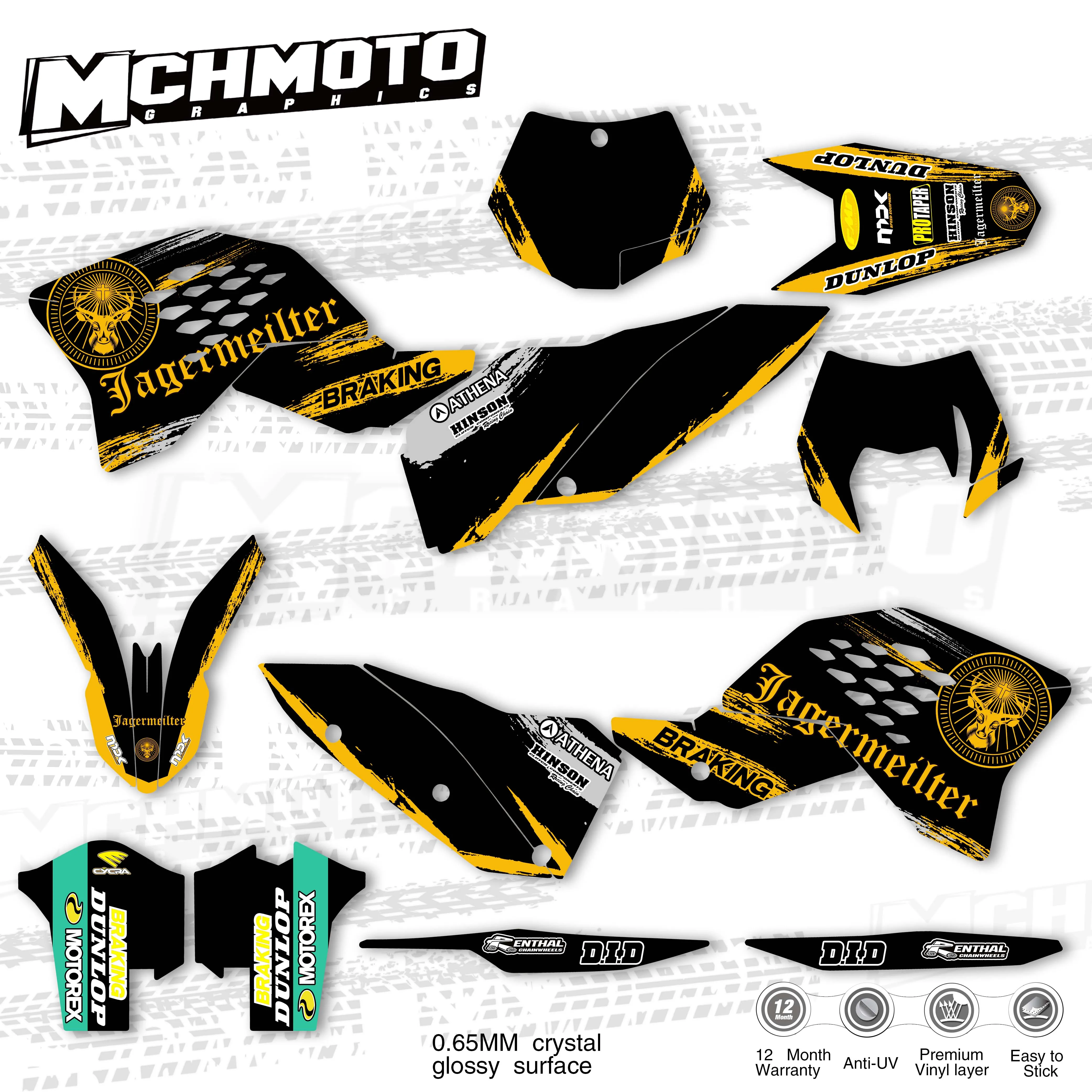 Mchmfg For Ktm Exc Exc F 125 250 300 450 530 08 09 10 11 Full Graphics Decals Stickers Motorcycle Background Decals Stickers Aliexpress