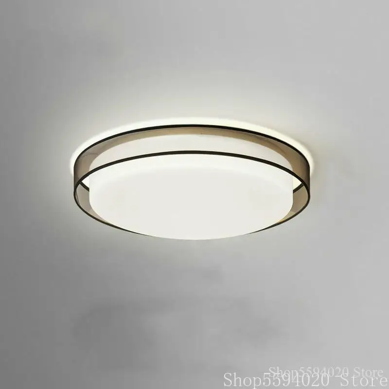 

Designer LED Cloth Cover LED Ceiling Lamp Minimalist Modern Cool Ceiling Lamp Bedroom Ceiling Lamp Home Decor Indoor Lighting