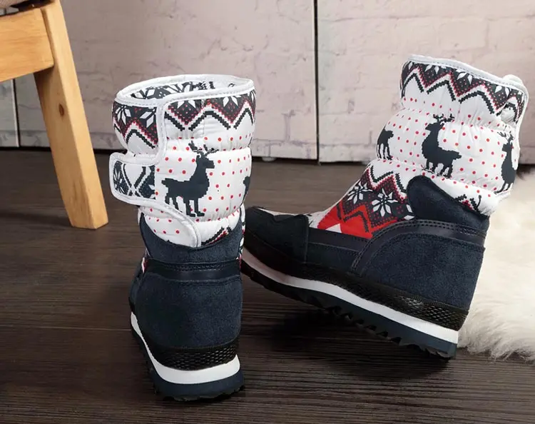Women-winter-warm-boots-antiskid-outsole-Lady-snow-boots-navy-red-Christmas-Deer-Brand-fashion-styl-2e
