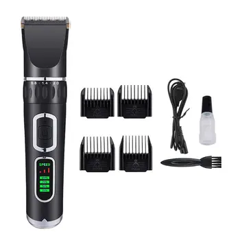 

Multifunctional LCD Display Pets Electric Waterproof Hair Clipper Trimmer Beard Razor Electric Shaver Machine Sets