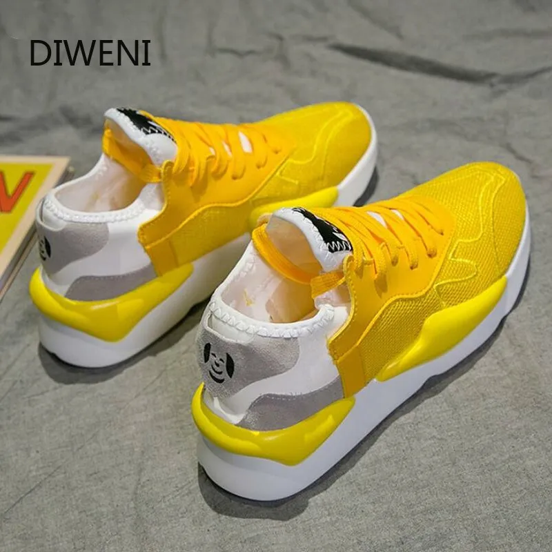 

DIWEINI 2020 Women Sneakers Autumn Fashion Casual Shoes Woman Comfortable Breathable Platform Sneakers Chaussure Femme N171