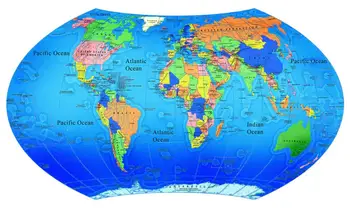 

Educational World Map Globe Country School Art Film Print Silk Poster Home Wall Decor 24x36inch